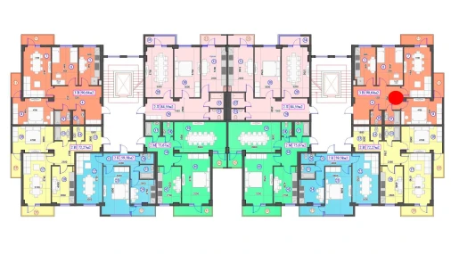 3-комнатная квартира 90.64 м²  6/7 этаж | Жилой комплекс O'ZBEGIM