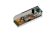 1-xonali xonadon 27.67 m²  1/7 qavat | TUSHLAR VODIYSI Turar-joy majmuasi