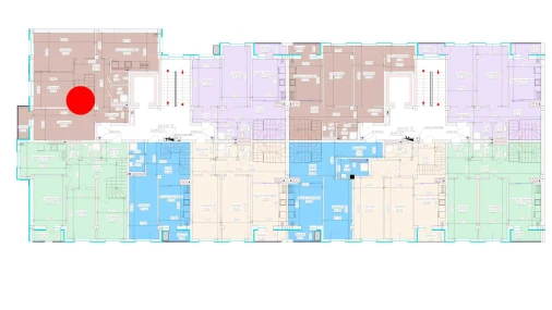 3-комнатная квартира 101.46 м²  9/9 этаж | Жилой комплекс Aero Town