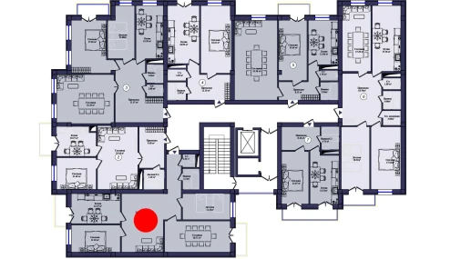 3-xonali xonadon 99.46 m²  4/10 qavat | KAMALAK Turar-joy majmuasi