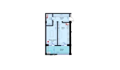 1-комн. квартира 58.7 м²  7/14 этаж | Жилой комплекс Avia Palace