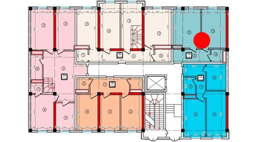 1-комнатная квартира 48.81 м²  1/10 этаж | Жилой комплекс Ko'kcha-Oqtepa