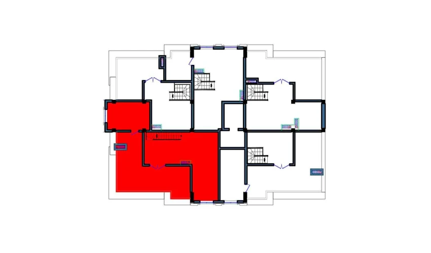 4-комнатная квартира 189 м²  9/9 этаж | Жилой комплекс FLORYA RESIDENCE