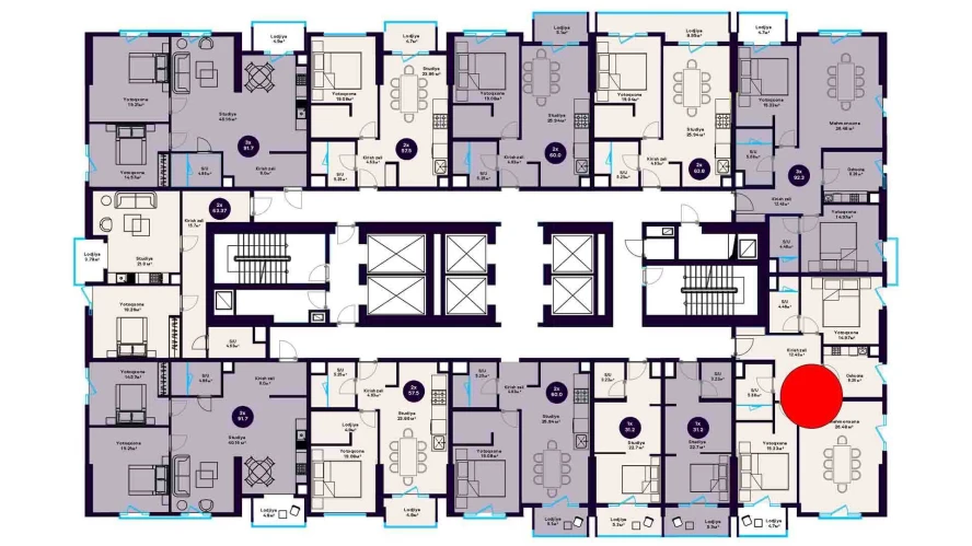 3-комн. квартира 92.3 м² 10/20 этаж | Жилой комплекс Central Avenue 3-комн. квартира 92.3 м² 10/20 этаж | Жилой комплекс Central Avenue