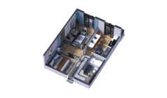 2-комн. квартира 47.93 м²  16/16 этаж | Жилой комплекс SOKIN DIYOR