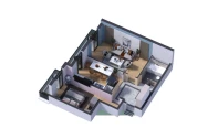 2-комн. квартира 55.81 м²  16/16 этаж | Жилой комплекс SOKIN DIYOR
