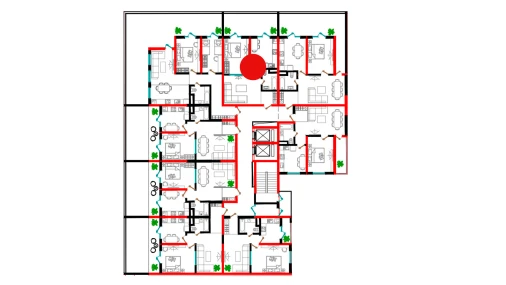 2-xonali xonadon 67 m²  2/12 qavat | Aman Residence Turar-joy majmuasi