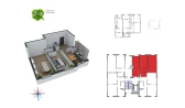 2-комн. квартира 67.1 м²  3/9 этаж | Жилой комплекс Uchtepa Avenue