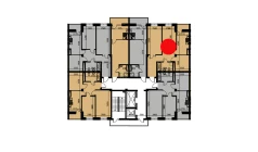 2-комн. квартира 60.35 м²  5/10 этаж | Жилой комплекс YANGIOBOD RESIDENCE