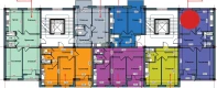 3-xonali xonadon 78.6 m²  9/9 qavat | NUR BARAKA Turar-joy majmuasi