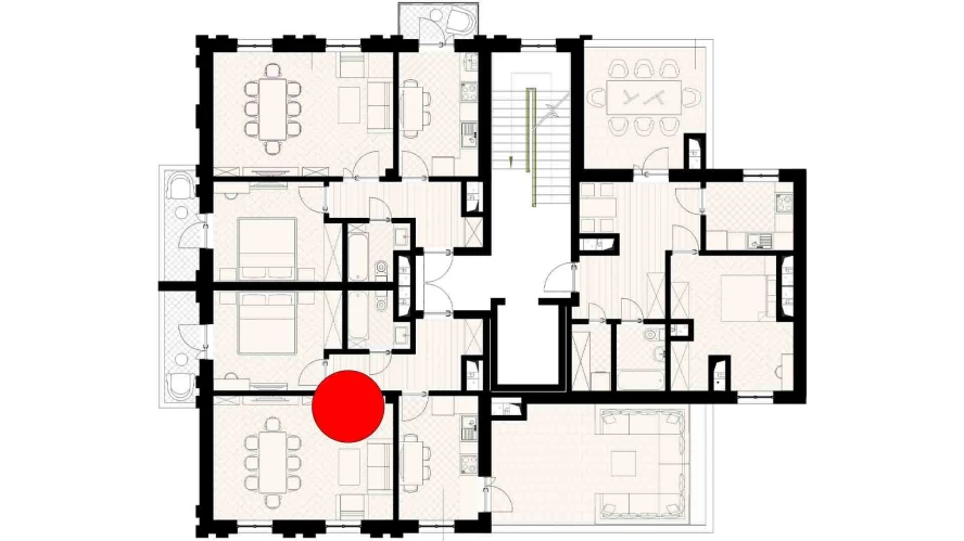 2-комн. квартира 85.02 м²  9/9 этаж | Жилой комплекс SHARQ