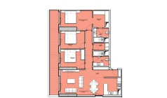 4-комн. квартира 125.44 м² 18/23 этаж | Жилой комплекс Resim Taşkent 4-комн. квартира 125.44 м² 18/23 этаж | Жилой комплекс Resim Taşkent