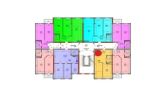 2-комн. квартира 48.7 м² 3/9 этаж | Жилой комплекс Yuksalish Nurafshon 2-комн. квартира 48.7 м² 3/9 этаж | Жилой комплекс Yuksalish Nurafshon