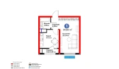 1-комн. квартира 37.5 м² 6/16 этаж | Жилой комплекс Botanika Saroyi 1-комн. квартира 37.5 м² 6/16 этаж | Жилой комплекс Botanika Saroyi