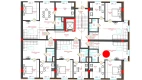 2-комн. квартира 55.1 м²  1/12 этаж | Жилой комплекс CHINARA PARK