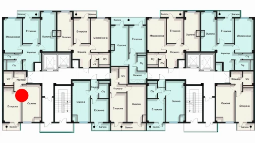 1-комнатная квартира 49.9 м²  7/12 этаж | Жилой комплекс SPUTNIK AVENUE