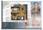 2-xonali xonadon 57.6 m²  8/9 qavat | CHINARA PARK Turar-joy majmuasi
