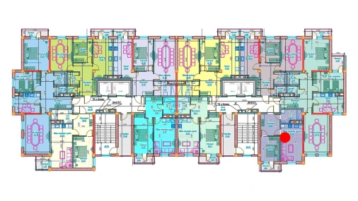 2-комнатная квартира 47.47 м²  3/13 этаж | Жилой комплекс Al-Qasr