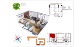 2-комн. квартира 65 м²  7/9 этаж | Жилой комплекс Uchtepa Avenue