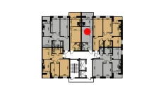 1-xonali xonadon 29.24 m²  10/10 qavat | YANGIOBOD RESIDENCE Turar-joy majmuasi