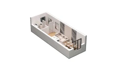 1-комн. квартира 30.4 м² 11/16 этаж | Жилой комплекс DO'MBIROBOD RESIDENCE 1-комн. квартира 30.4 м² 11/16 этаж | Жилой комплекс DO'MBIROBOD RESIDENCE