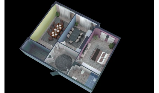 2-комнатная квартира 89.1 м²  8/9 этаж | Жилой комплекс YANGI AVLOD