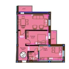 2-комн. квартира 62.1 м²  10/11 этаж | Жилой комплекс ANHOR AVENUE