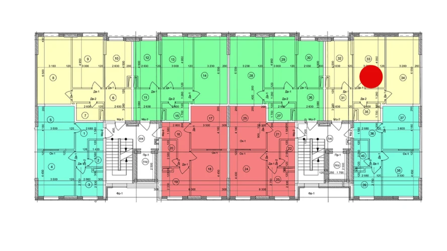 2-xonali xonadon 67.1 m²  8/9 qavat | Uchtepa Avenue Turar-joy majmuasi
