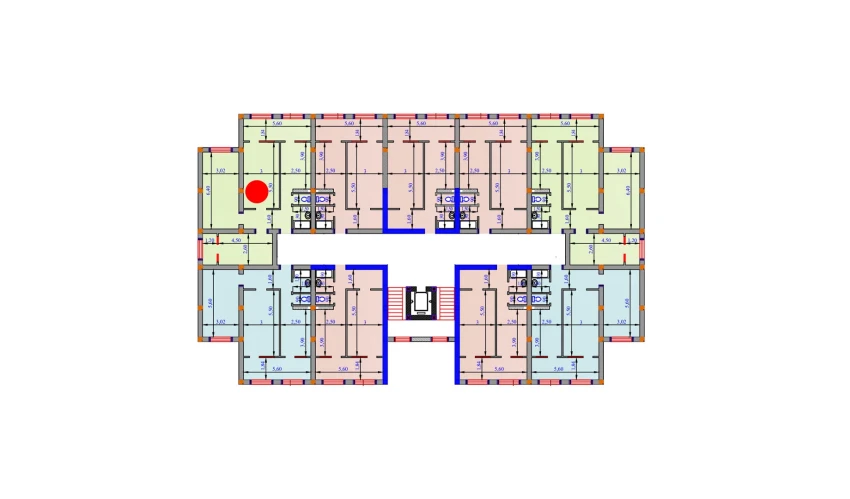 3-комнатная квартира 99 м²  2/9 этаж | Жилой комплекс SHOHSAROY