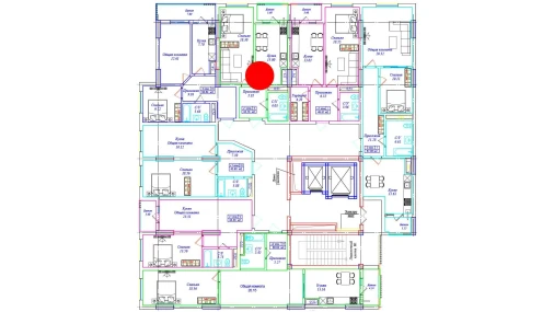 1-комнатная квартира 44.78 м²  14/17 этаж | Жилой комплекс ASTRA