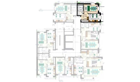 1-xonali xonadon 50.1 m²  9/13 qavat | MEGAPOLIS А2 Turar-joy majmuasi
