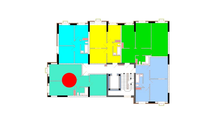 2-комнатная квартира 58.2 м²  1/9 этаж | Жилой комплекс Uchtepa Avenue