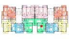 2-xonali xonadon 75.67 m²  2/7 qavat | O'ZBEGIM Turar-joy majmuasi