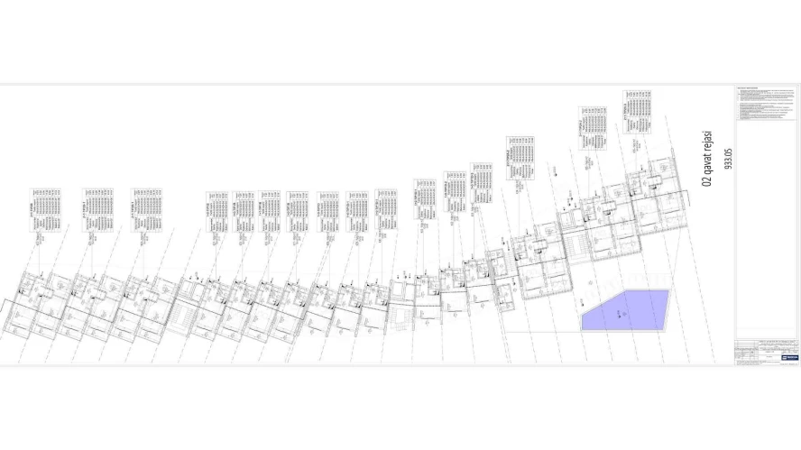 3-xonali xonadon 53.16 m²  2/7 qavat | TUSHLAR VODIYSI Turar-joy majmuasi