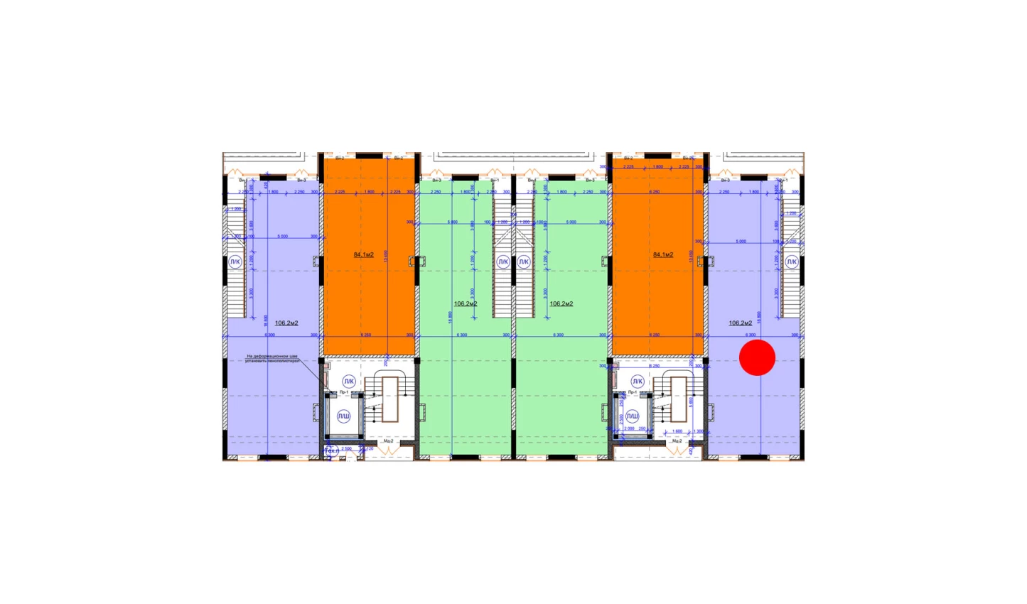 1-комн. квартира 106.2 м²  1/9 этаж | Жилой комплекс Uchtepa Avenue