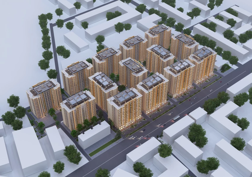 2-комн. квартира 67 м²  9/12 этаж | Жилой комплекс GAGARIN AVENUE