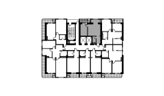 2-xonali xonadon 44.7 m²  4/12 qavat | NAVRUZ GROUP Turar-joy majmuasi