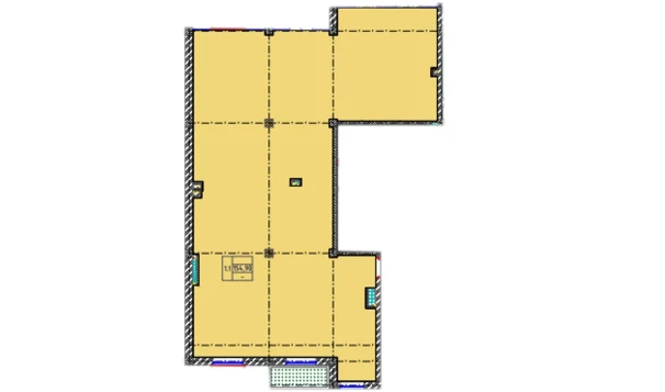 1-xonali xonadon 154.9 m²  1/9 qavat | MINGCHINOR Turar-joy majmuasi