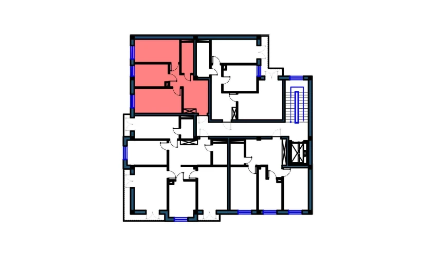 2-xonali xonadon 60 m²  7/9 qavat | KO'KSAROY Turar-joy majmuasi
