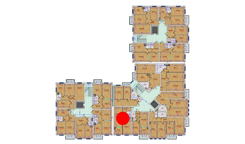 2-комнатная квартира 48.3 м²  9/9 этаж | Жилой комплекс MBG