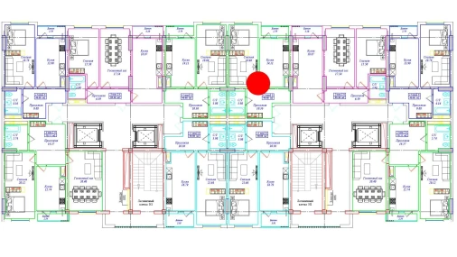 1-xonali xonadon 49.9 m²  3/17 qavat | UCHTEPA CITY Turar-joy majmuasi