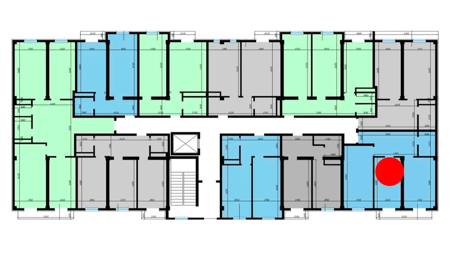 2-комн. квартира 65.54 м²  5/10 этаж | Жилой комплекс Ko'kcha-Oqtepa