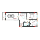 2-xonali xonadon 69.9 m²  7/12 qavat | CHINARA PARK Turar-joy majmuasi