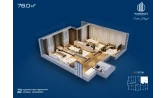 3-xonali xonadon 87 m² 12/12 qavat | Sokin hayot Turar-joy majmuasi 3-xonali xonadon 87 m² 12/12 qavat | Sokin hayot Turar-joy majmuasi