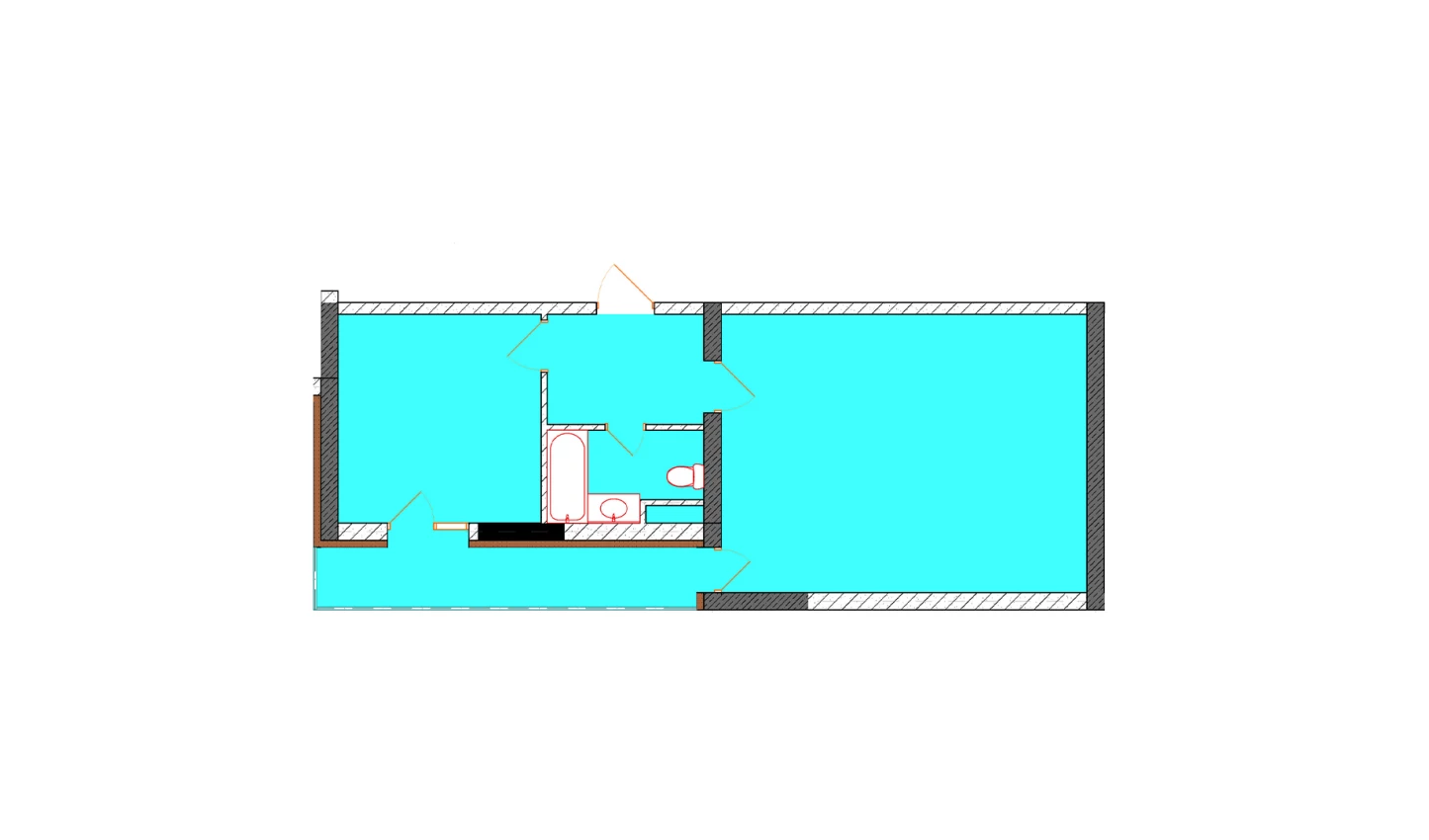 2-xonali xonadon 60.8 m²  12/9 qavat | Uchtepa Avenue Turar-joy majmuasi