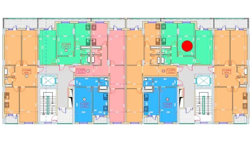 2-комнатная квартира 59.47 м²  2/9 этаж | Жилой комплекс XUMO