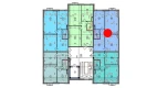 2-xonali xonadon 68.8 m²  4/9 qavat | Uchtepa Avenue Turar-joy majmuasi