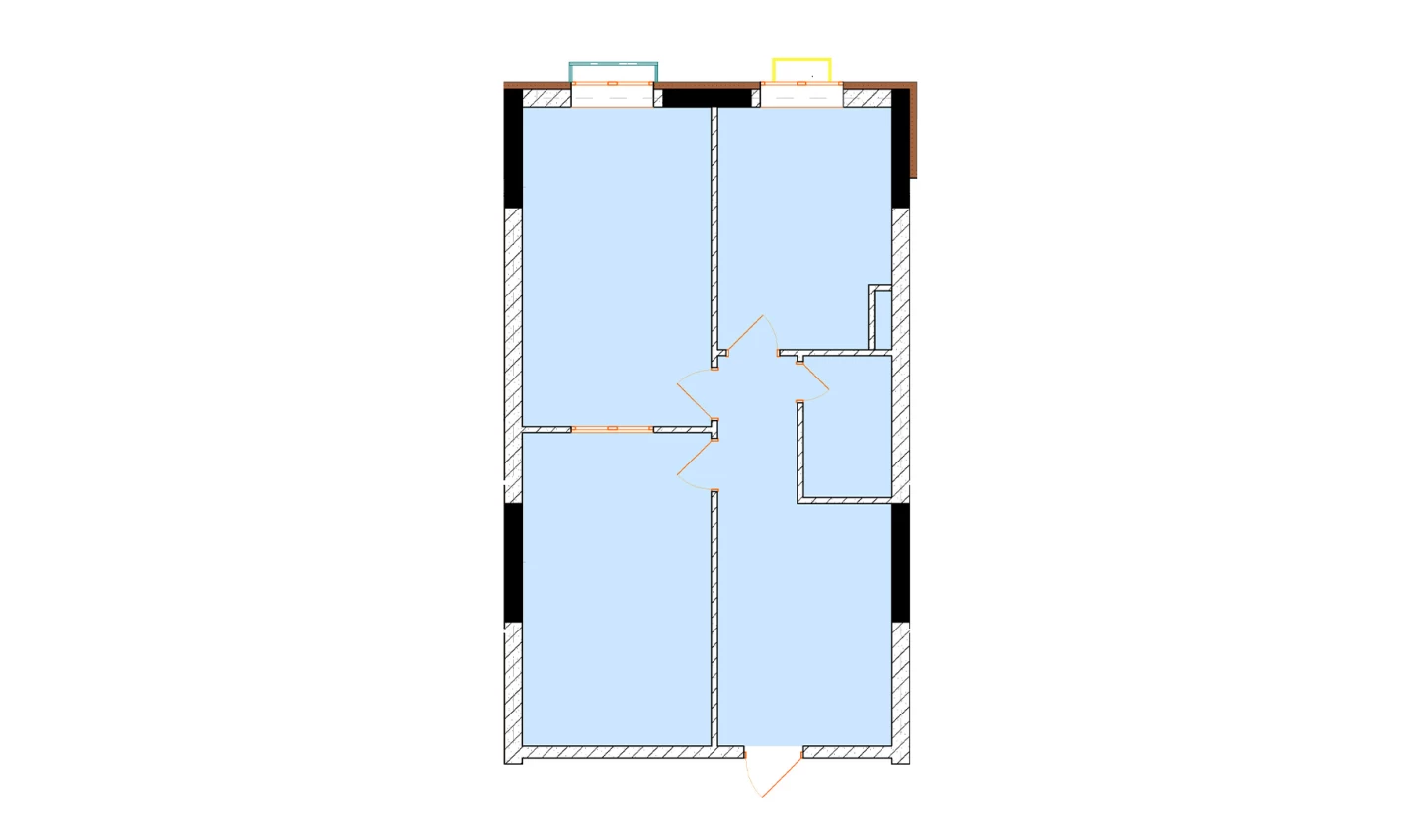 2-xonali xonadon 67.1 m²  12/9 qavat | Uchtepa Avenue Turar-joy majmuasi