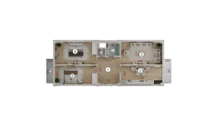 3-комн. квартира 86.6 м²  7/16 этаж | Жилой комплекс ISLOMOBOD