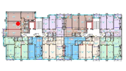 3-комнатная квартира 101.46 м²  8/9 этаж | Жилой комплекс Aero Town